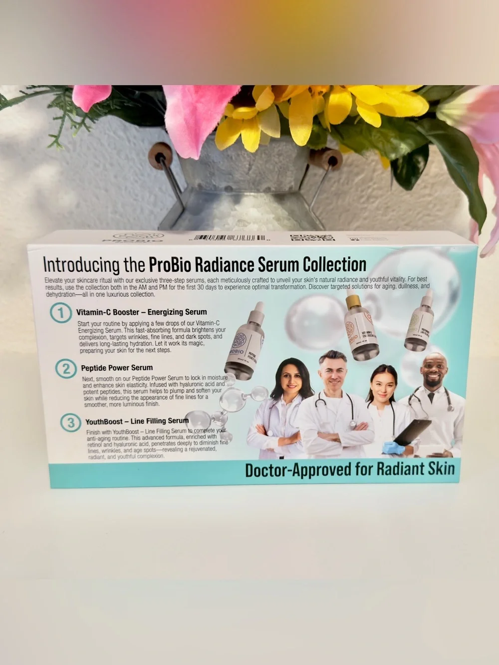Probio Radiance 3 Stage Anti-Aging Skin Regimen